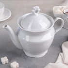 Чайник фарфоровый «Белье», 800 мл, цвет белый - фото 4295098