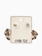 Серьги кольца тройные QF «Тринити», d=2 см, цвет золото - Фото 6