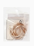 Серьги кольца тройные QF «Тринити», d=2 см, цвет золото - Фото 7