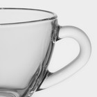 Кружка «Прага», 200 мл, стекло, прозрачная - Фото 2