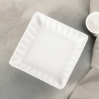 Блюдо для запекания "Лора" 18,5х18,5х5 см, цвет белый - Фото 1