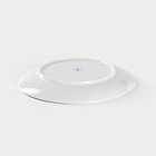 Тарелка фарфоровая «Палитра», d=24 см, белая - Фото 3