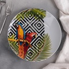 Тарелка «Тропики», d=24 см, МИКС - Фото 3