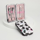 Набор маникюрный «Мур-мяу», 7 предметов, в футляре, чёрный, белый - Фото 3