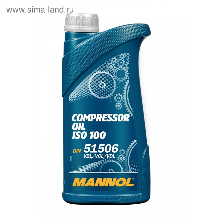 Масло компрессорное MANNOL Compressor Oil ISO 100 мин., 1л - Фото 1