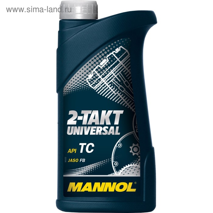 Масло моторное MANNOL 2Т мин. Universal, 1 л - Фото 1