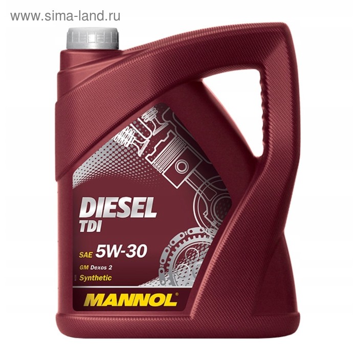 Масло моторное MANNOL 5w30 син. Diesel TDI, 5 л - Фото 1