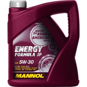 Масло моторное MANNOL 5w30 син. Energy Formula JP, 4 л 3946809