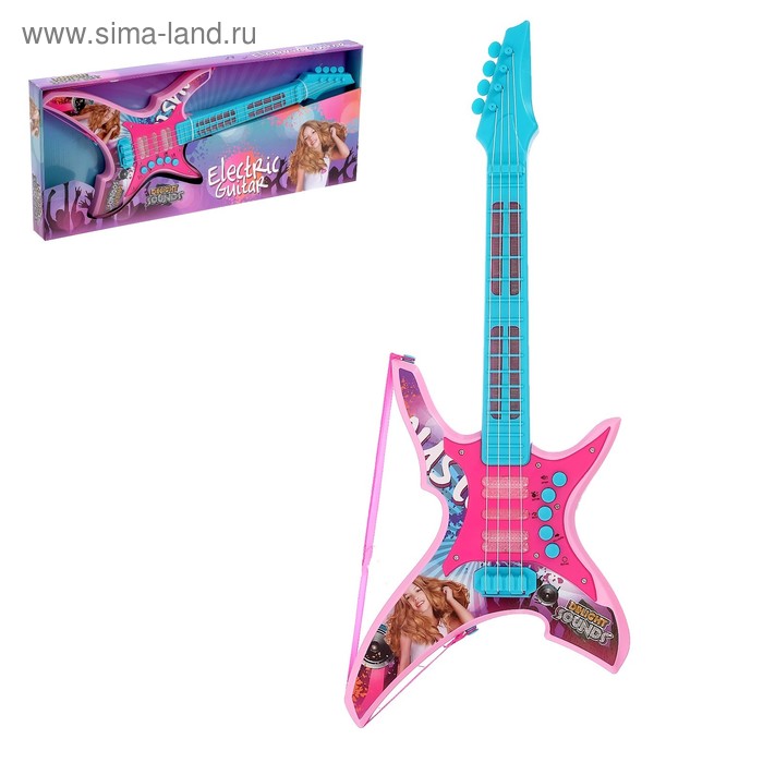 УЦЕНКА Гитара музыкальная «Крутая рокерша», звуковые эффекты - Фото 1