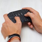 Мини-клавиатура Luazon BKB-1.0, беспроводная для ТВ, ПК и моб. уст-в, черная - Фото 3