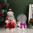 УЦЕНКА Световая фигура «Дед Мороз и шар», 3 LED, 220 В - Фото 2