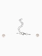 Бусы на леске «Жемчуг» шар №8, цвет молочный в серебре, 30 см - Фото 3