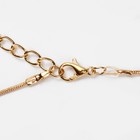 Кулон «Стразинка», белый в золоте, 40 см - Фото 4