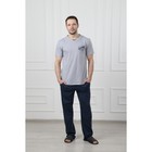 Костюм мужской (футболка, брюки) «Эрик», цвет серый, размер 48 - Фото 6