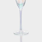 Бокал из стекла для шампанского Magistro «Жемчуг», 270 мл, цвет перламутровый - фото 4480082