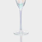 Бокал для шампанского Magistro «Жемчуг», 270 мл, 7×26 см, стекло, перламутровый - Фото 3