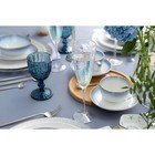 Бокал для шампанского Magistro «Жемчуг», 270 мл, 7×26 см, стекло, перламутровый - Фото 5