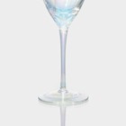 Бокал для вина Magistro «Жемчуг», 400 мл, 9.5×23 см, стекло, перламутровый - Фото 3