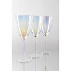 Бокал стеклянный для вина Magistro «Жемчуг», 400 мл, цвет перламутровый - фото 4295200