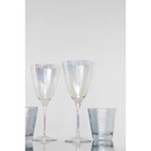 Бокал стеклянный для вина Magistro «Жемчуг», 400 мл, цвет перламутровый - фото 4295202