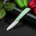 Нож кухонный керамический «Симпл», лезвие 8 см, ручка soft touch, цвет МИКС - фото 8365328