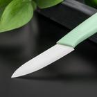 Нож кухонный керамический «Симпл», лезвие 8 см, ручка soft touch, цвет МИКС - Фото 2