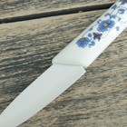 Нож кухонный керамический "Русский узор" лезвие 7,5 см - Фото 3