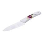 Керамический нож "Роза" лезвие 7 см, цвета МИКС - Фото 3
