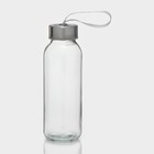 Бутылка для воды стеклянная в чехле «Единорожек», 300 мл, h=16,5 см - Фото 3