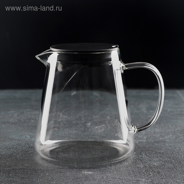 Кувшин стеклянный «Коктейльный», 950 мл, 15×13×14 см - Фото 1