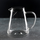Кувшин для воды «Коктейльный», 1.3 л, 13.5×16.5 см, стекло, прозрачный - Фото 1