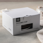 Чайная пара стеклянная с ложкой «Котик», 3 предмета: кружка 200 мл, ложка, блюдце, цвет МИКС - Фото 4