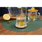 Кружка «Лимончик», 350 мл, с деревянной крышкой, стекло, прозрачная - Фото 7