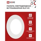 Панель светодиодная IN HOME RLP-VC, 6 Вт, 230 В, 4000 К, 420 Лм, 95x30 мм, круглая, белая (комплект 2 шт) - фото 24144235