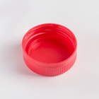Крышка пластиковая одноразовая к бутылкам молочным 38 мм, на: 0,3 л; 0,5 л; 1 л, цвет красный - Фото 2