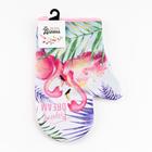 Варежка-прихватка «Tropical dream», 20×28 см, 35% х/л, 65% п/э, ватин 250 г/м² - Фото 4