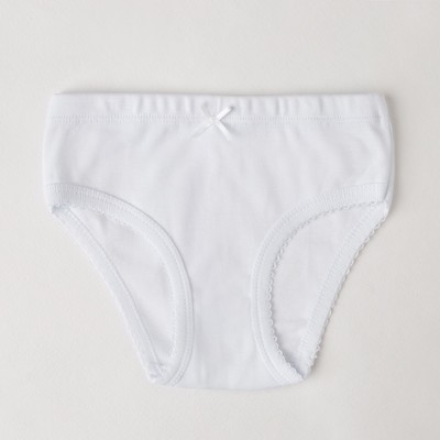 Трусы для девочки, цвет белый, рост 128 см (64)