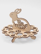 Подставка для яиц пасхальная Доляна «Зайчик», 8 ячеек, 20×16 см, дерево - Фото 2