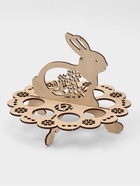 Подставка для яиц пасхальная Доляна «Зайчик», 8 ячеек, 20×16 см, дерево - Фото 5