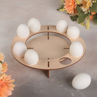 Подставка для пасхального кулича и яиц, 24×24×4 см - Фото 1