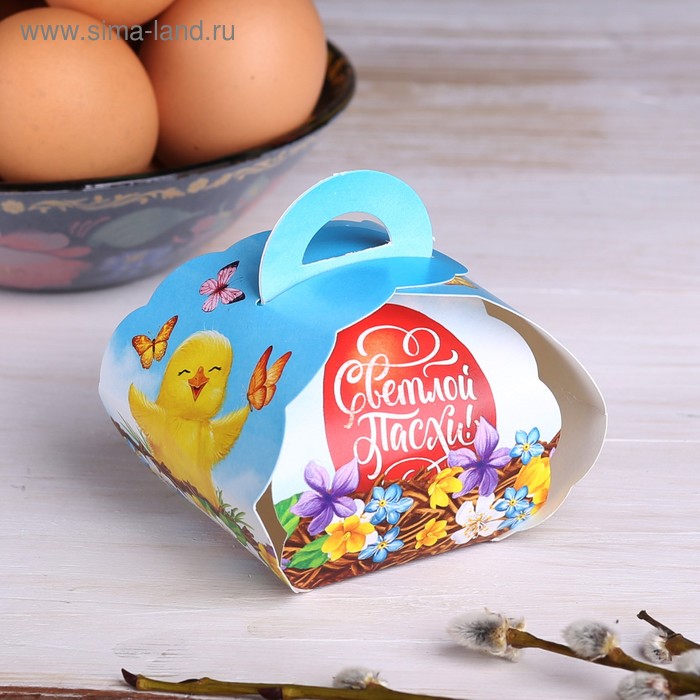 Коробочка подарочная для яйца «Цыплята», 25 × 30 см - Фото 1
