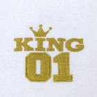Набор полотенец Экономь и Я "King" 30х60 см-3шт, 100% хлопок, 320 г/м2 - Фото 3