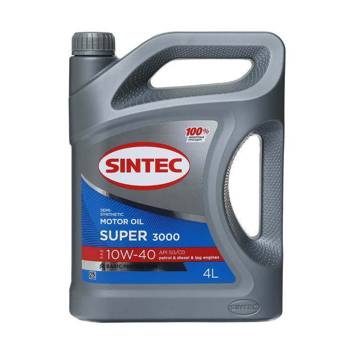 Sintec масло моторное super 3000 10w 40