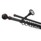 Карниз с U-шиной «ЭРА-28», 300 см, d28 мм, цвет венге танзанийский - Фото 2