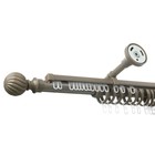 Карниз с U-шиной «ЭРА-28», 240 см, d28 мм, цвет орех скандинавский - Фото 2