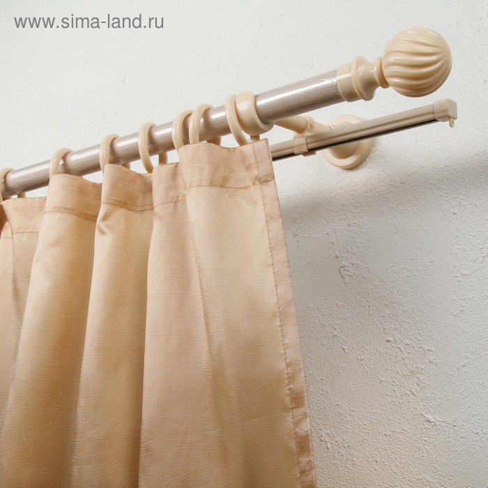 Карниз с U-шиной «ЭРА-28», 360 см, d28 мм, цвет сосна европейская - Фото 1