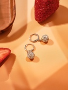 Серьги со стразами «Шамбала» сияние, белые в серебре - Фото 8