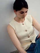 Серьги со стразами «Шамбала» сияние, белые в серебре - Фото 6