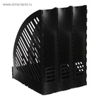 Лоток для бумаг А4, вертикальный, 3 отделения, чёрный 4754067 - фото 7482911