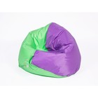 Кресло мешок «Кроха», ширина 70 см, высота 80 см, цвет фиолетово-салатовый, плащёвка - Фото 3